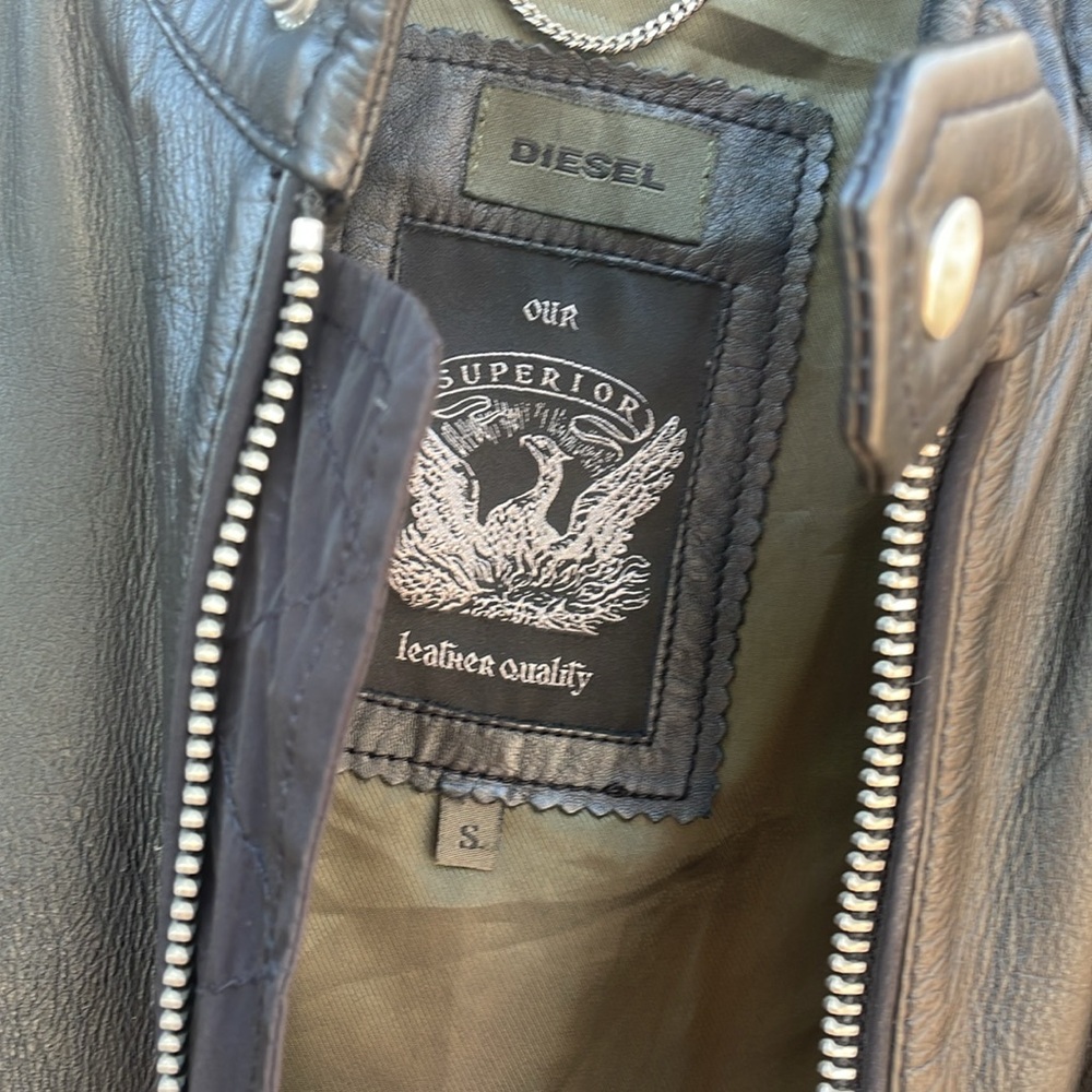 Diesel leather jacket - Picture 8 of 14